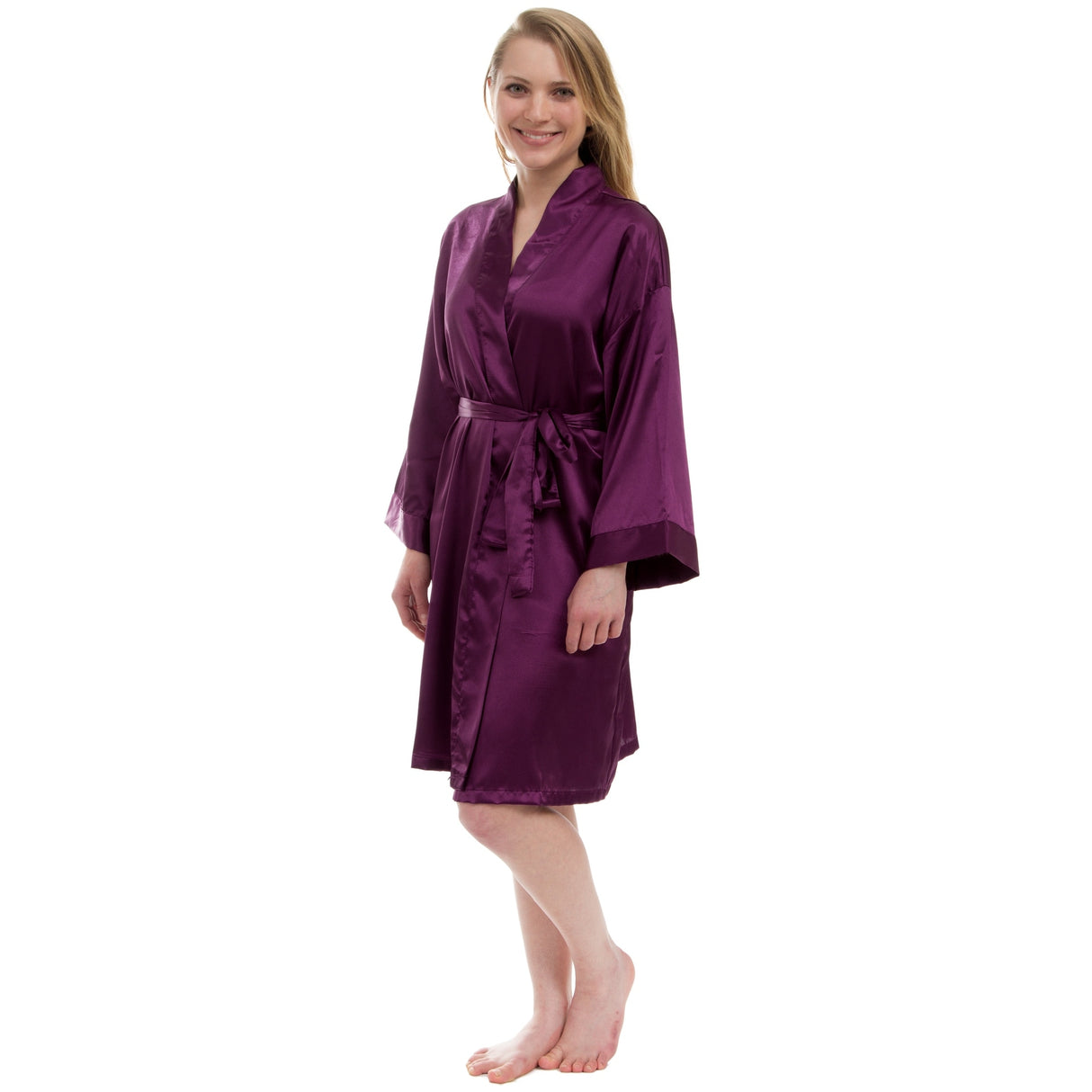 Women's Silky Satin Robe