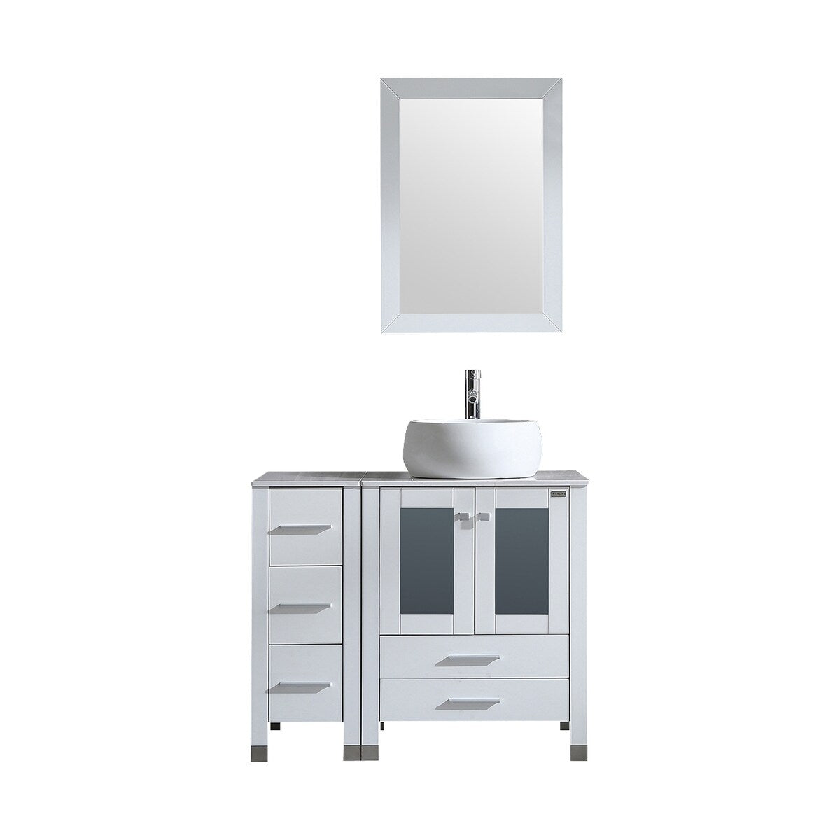 Wonline Modern Double Bathroom Vanity