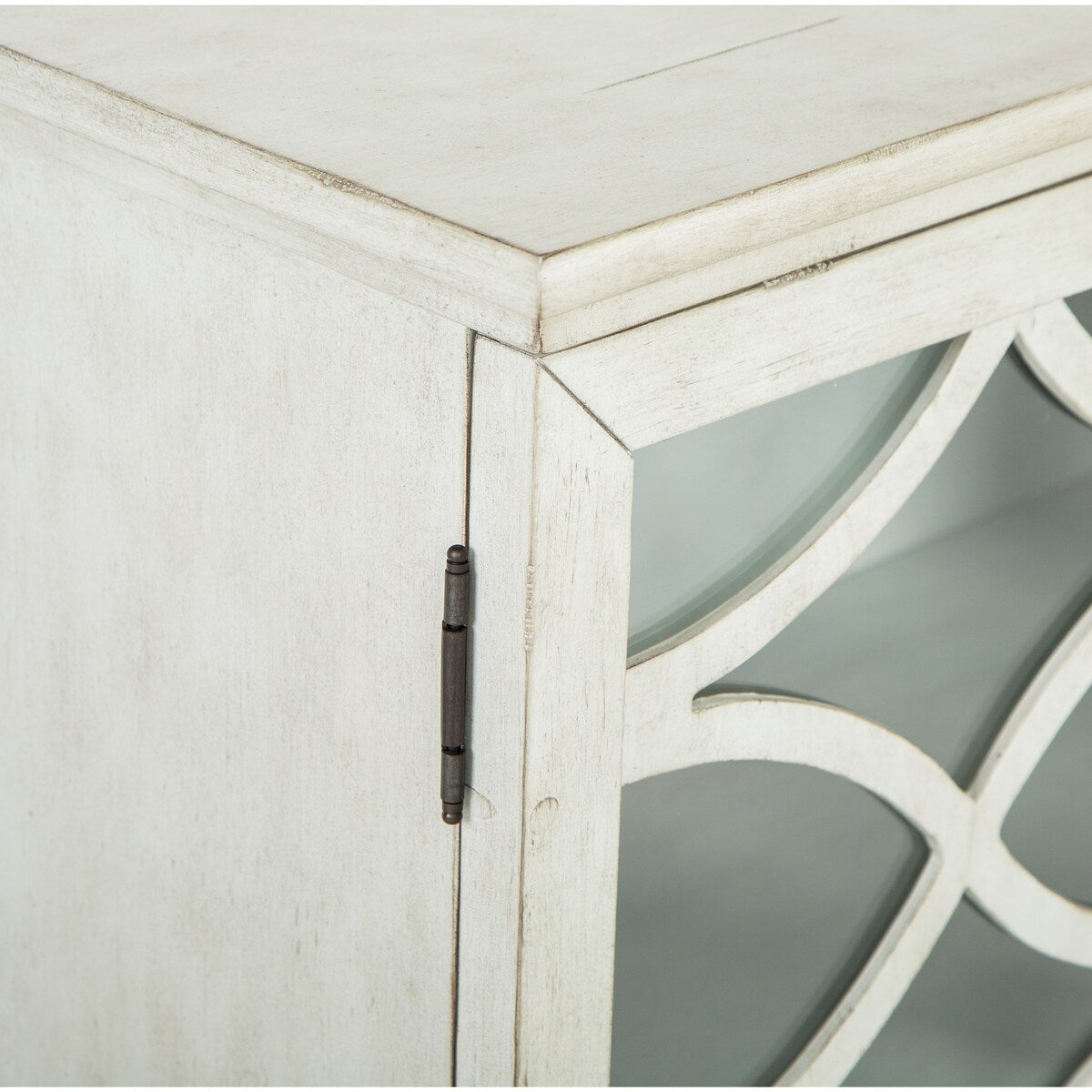 Wood 2 Door Console - Grey SU