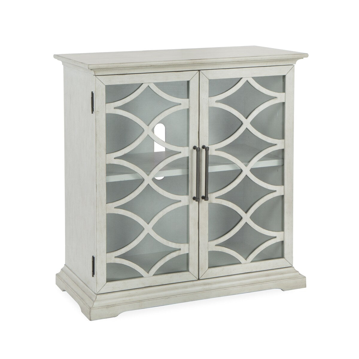 Wood 2 Door Console - Grey SU