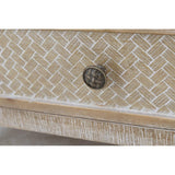 Wood Cabinet With 1 Drawer And 2 Doors,Farmhouse Style