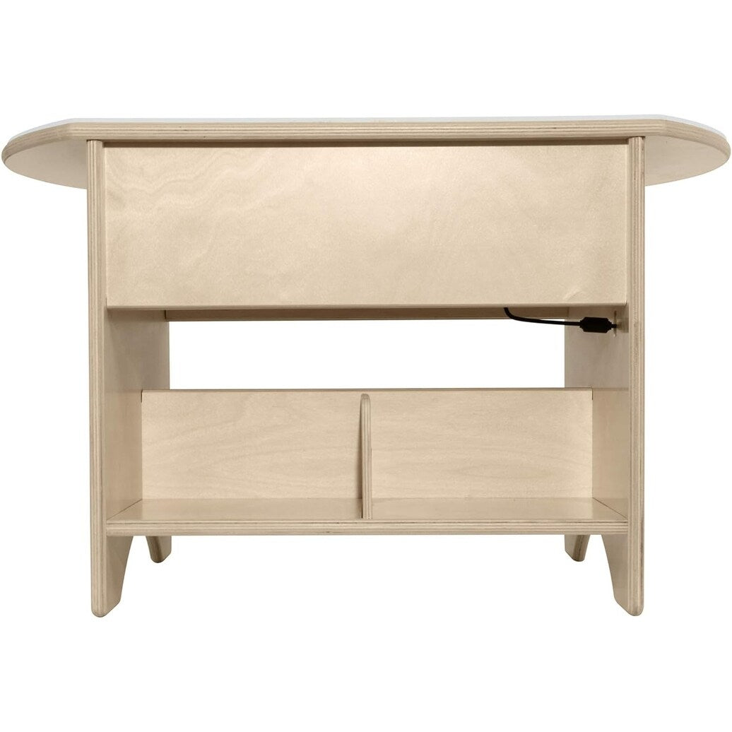 Wood Designs Baltic Birch Plywood 30" Kids Brilliant Light Table with Storage for Preschool, Kindergarten - 18"
