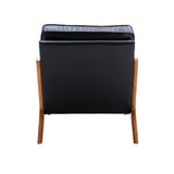 Wood Frame Armchair, Modern Accent Chair Lounge Chair for Living Room