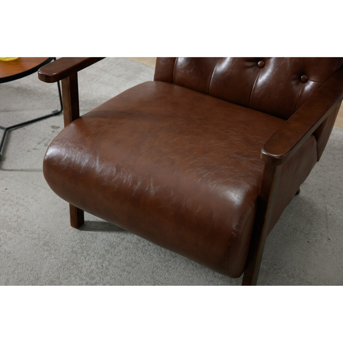 Wood Frame Armchair, Modern Accent Chair Lounge Chair