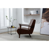 Wood Frame Armchair, Modern Accent Chair Lounge Chair