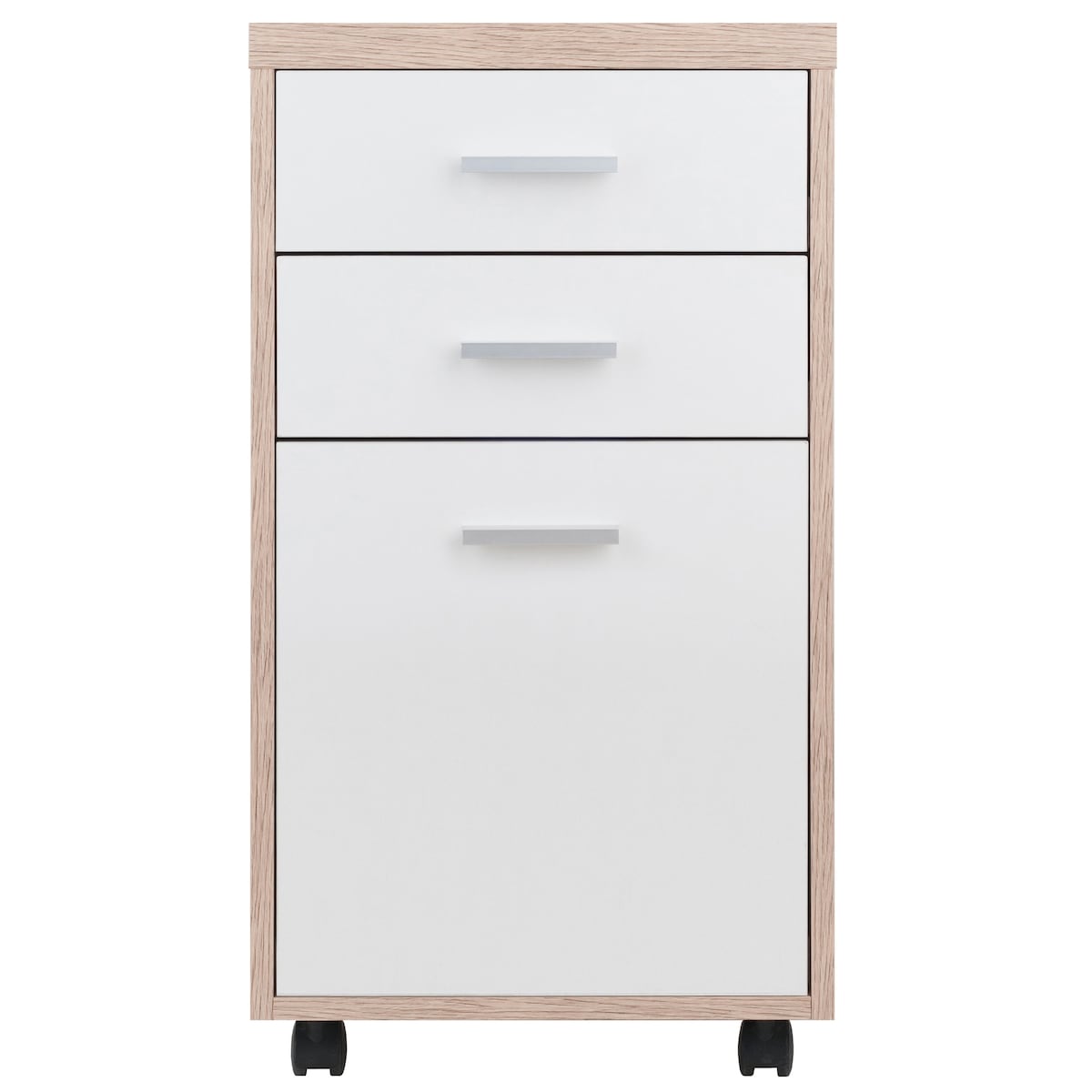 Wood Kenner Home Office File Cabinet, Two-Tone Finish