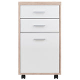 Wood Kenner Home Office File Cabinet, Two-Tone Finish