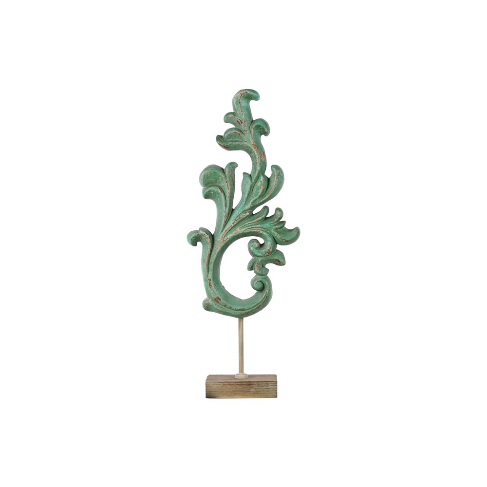Wood Leaf Art Sculpture