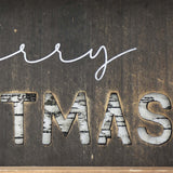 Wood Merry Christmas Wall Decor