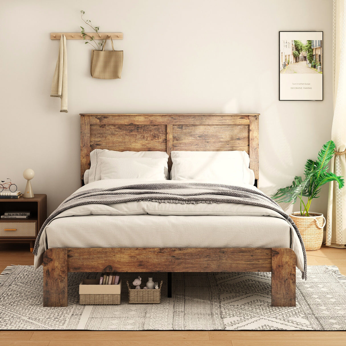 Wood Platform Bed Frame