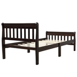 Wood Platform Bed Twin Bed Frame Panel Bed