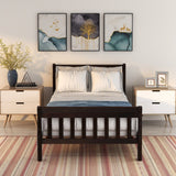 Wood Platform Bed Twin Bed Frame Panel Bed