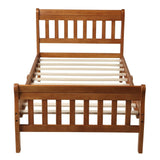 Wood Platform Bed Twin Bed Frame Panel Bed