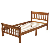 Wood Platform Bed Twin Bed Frame Panel Bed