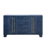 Wood Traditional Style Sideboard with Adjustable Shelves