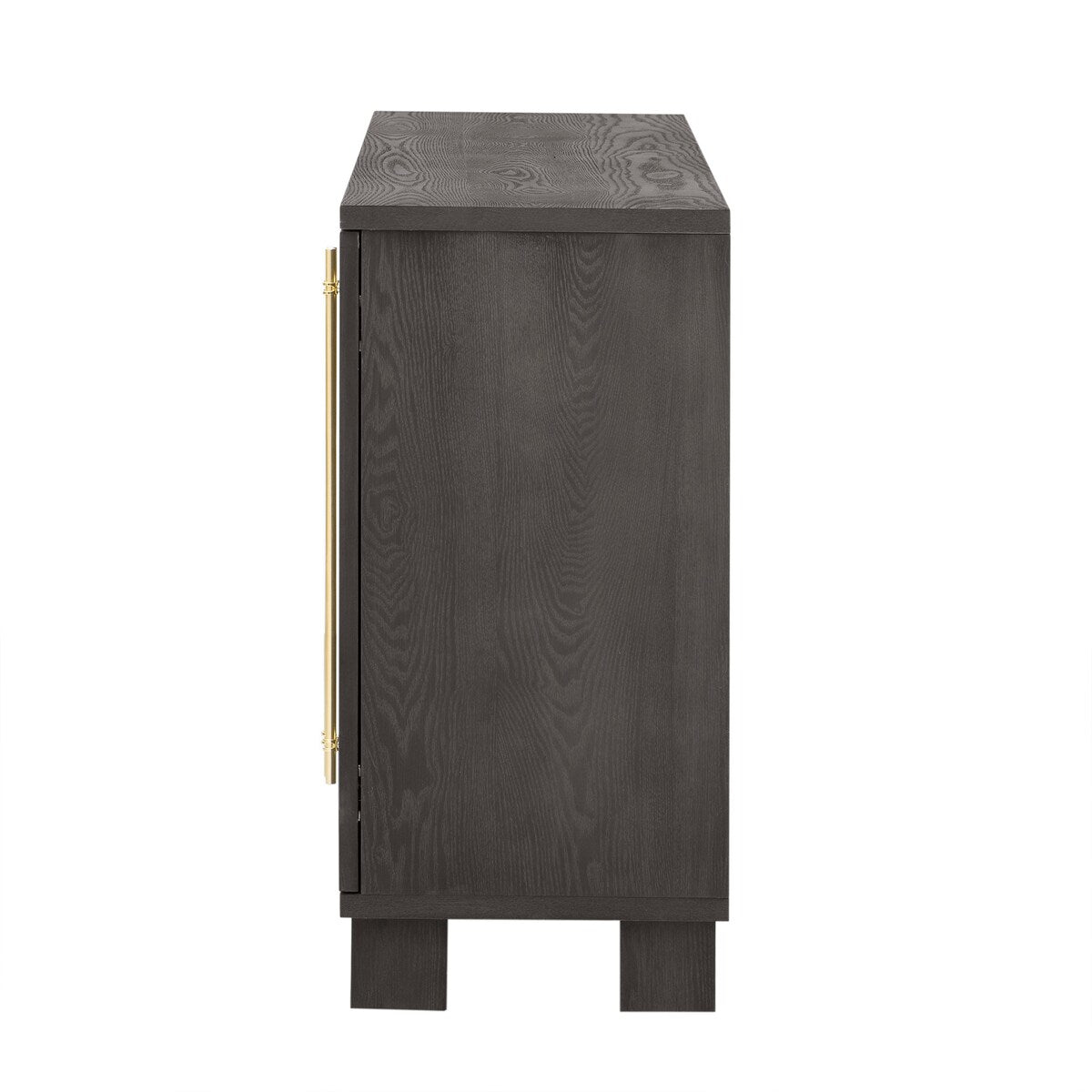 Wood Traditional Style Sideboard with Adjustable Shelves