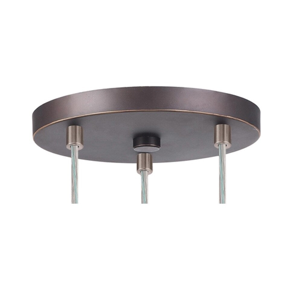 Woodbridge 21024STZLE-C80410 Elise 3L Cluster Pendant w/LED