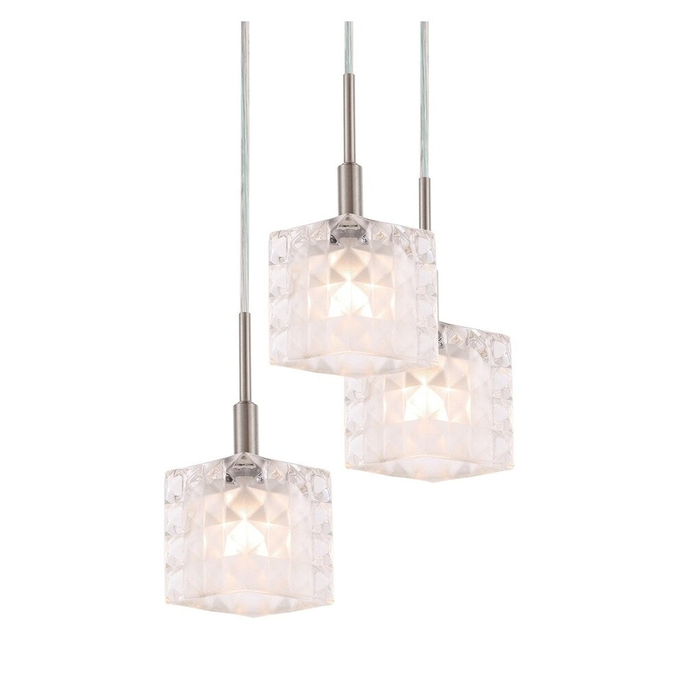 Woodbridge 21024STZLE-C80410 Elise 3L Cluster Pendant w/LED