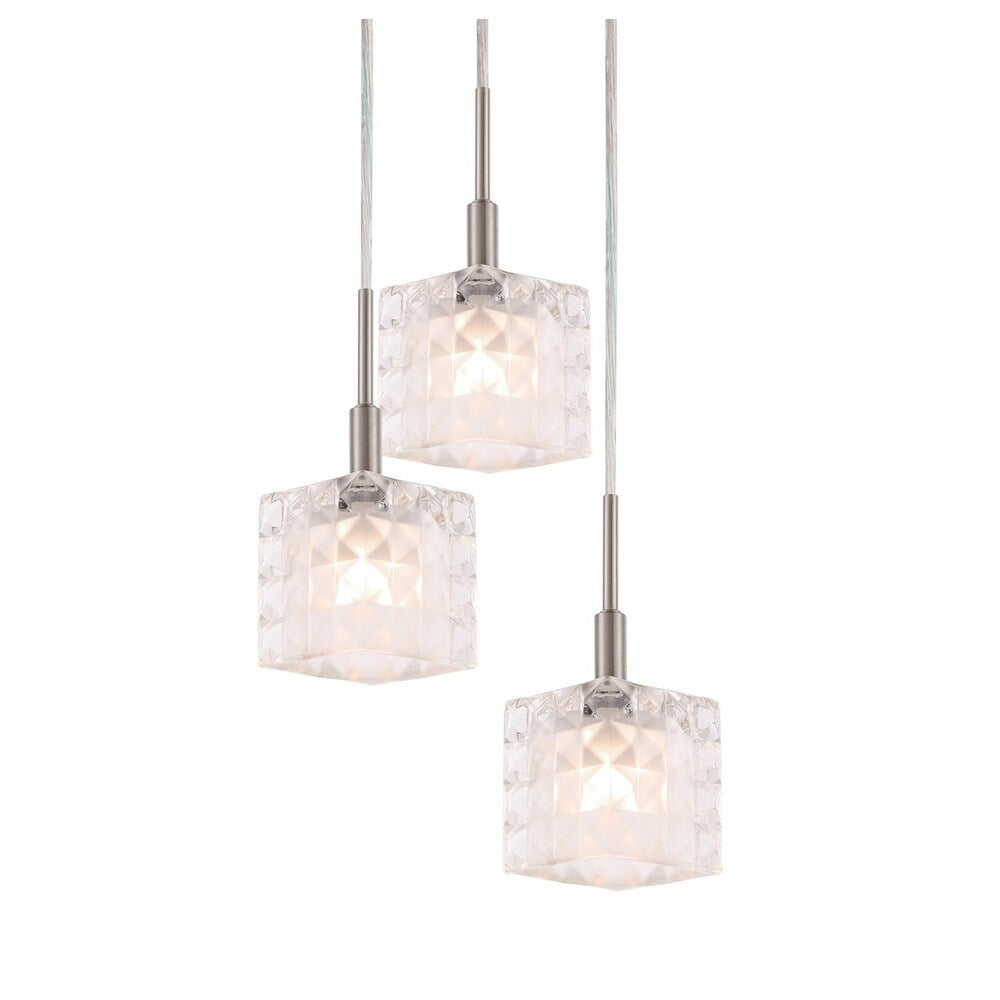Woodbridge 21024STZLE-C80410 Elise 3L Cluster Pendant w/LED