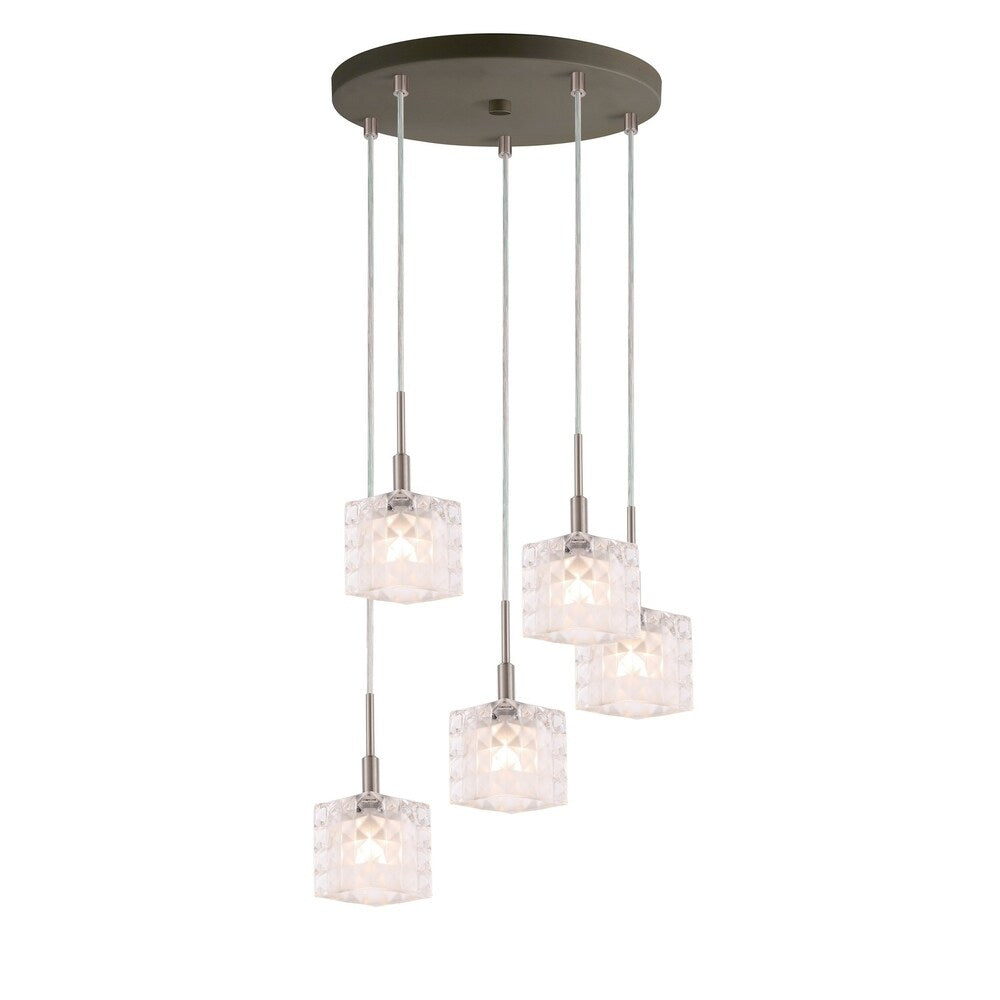 Woodbridge 21024STZLE-C80410 Elise 3L Cluster Pendant w/LED