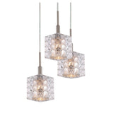 Woodbridge 21024STZLE-C80410 Elise 3L Cluster Pendant w/LED