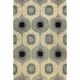 Bashian Woodbridge Hand-tufted Modern Abstract Ikat Wool Area Rug