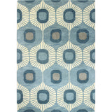 Bashian Woodbridge Hand-tufted Modern Abstract Ikat Wool Area Rug