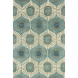 Bashian Woodbridge Hand-tufted Modern Abstract Ikat Wool Area Rug