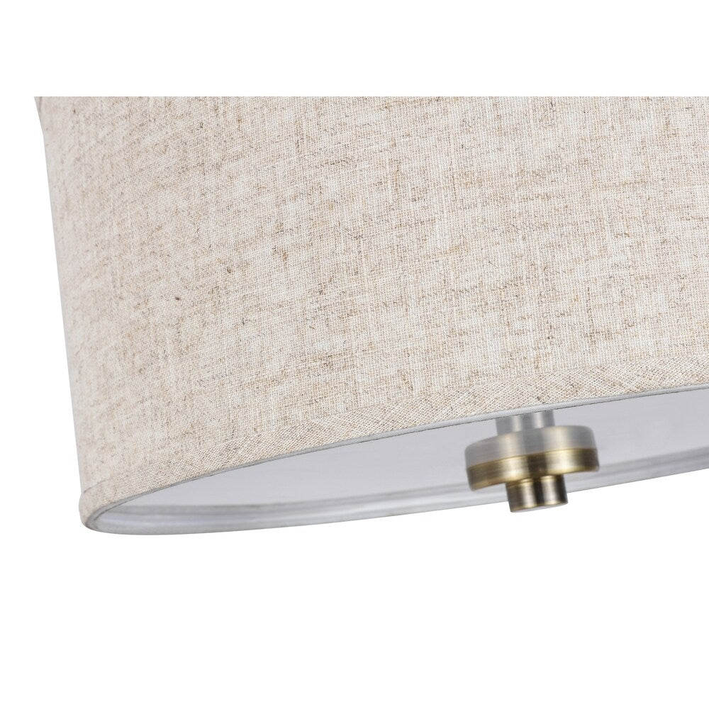 Woodbridge Lighting Drum 15" Shade Pendant w/ LED Bulb
