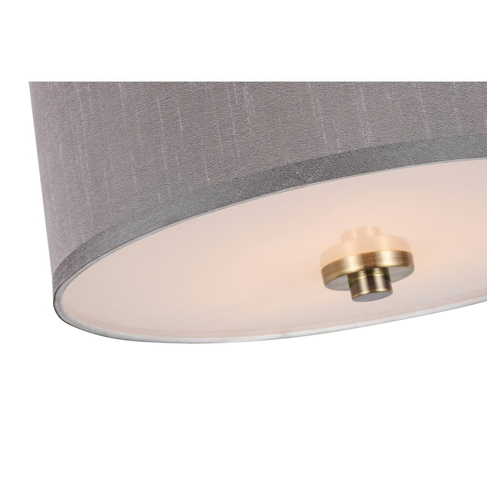 Woodbridge Lighting Drum 15" Shade Pendant w/ LED Bulb