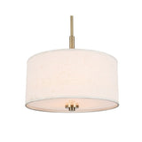 Woodbridge Lighting Drum 15" Shade Pendant w/ LED Bulb