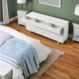 Wooden 9-Drawer Dresser with Solid Wood Legs For Bedroom