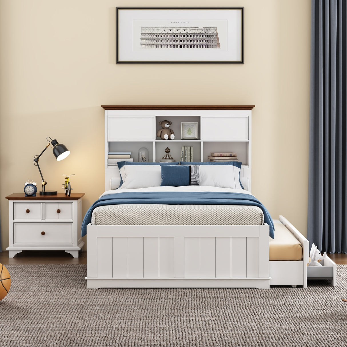 Wooden Captain Bedroom Set
