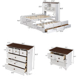 Wooden Captain Bedroom Set