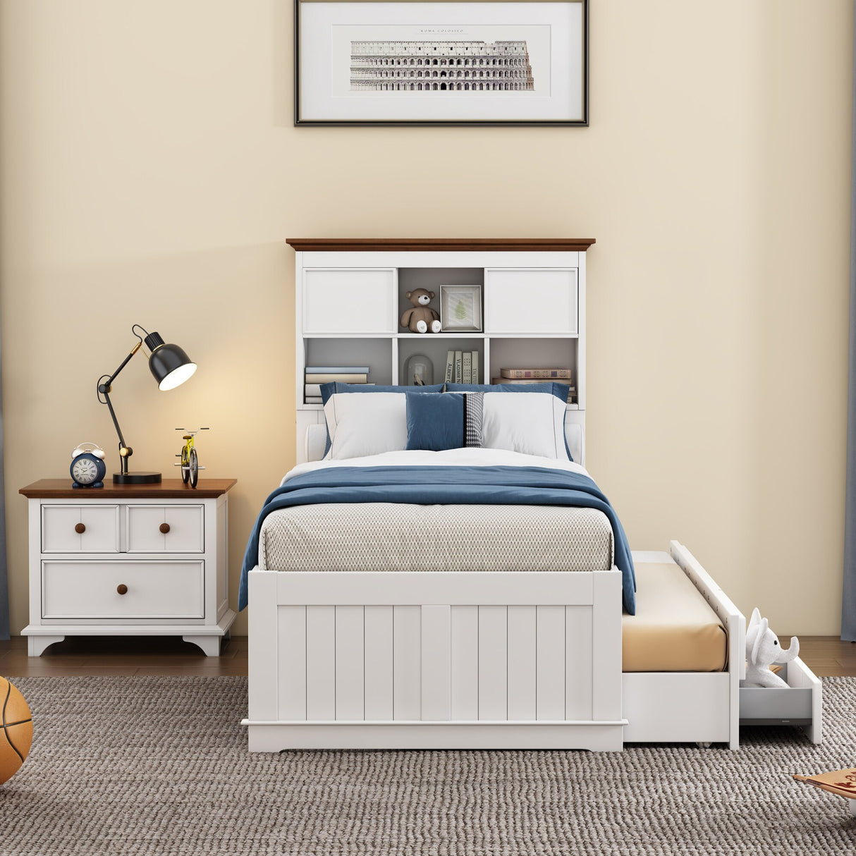 Wooden Captain Bedroom Set