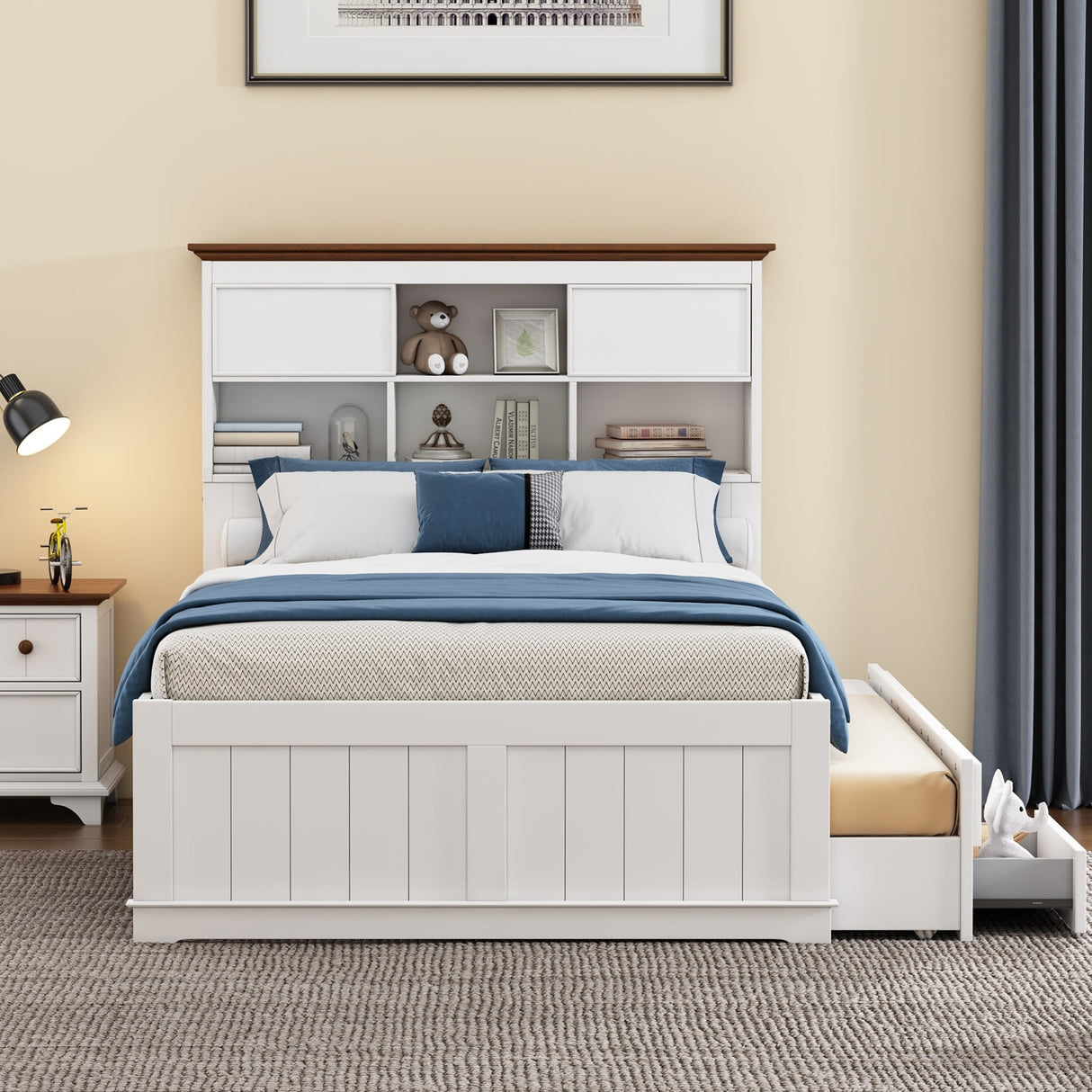 Wooden Captain Bedroom Set
