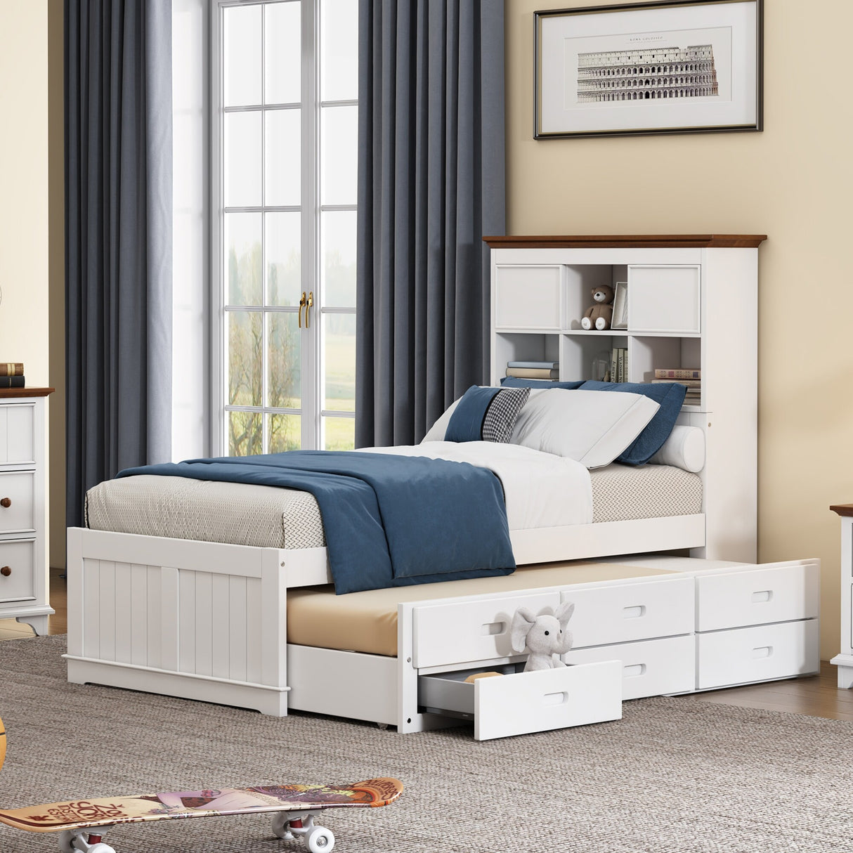 Wooden Captain Bedroom Set