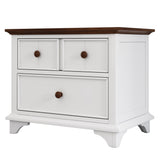 Wooden Captain Two-Drawer Nightstand