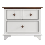 Wooden Captain Two-Drawer Nightstand