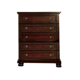 Wooden Chest in Dark Cherry Finish