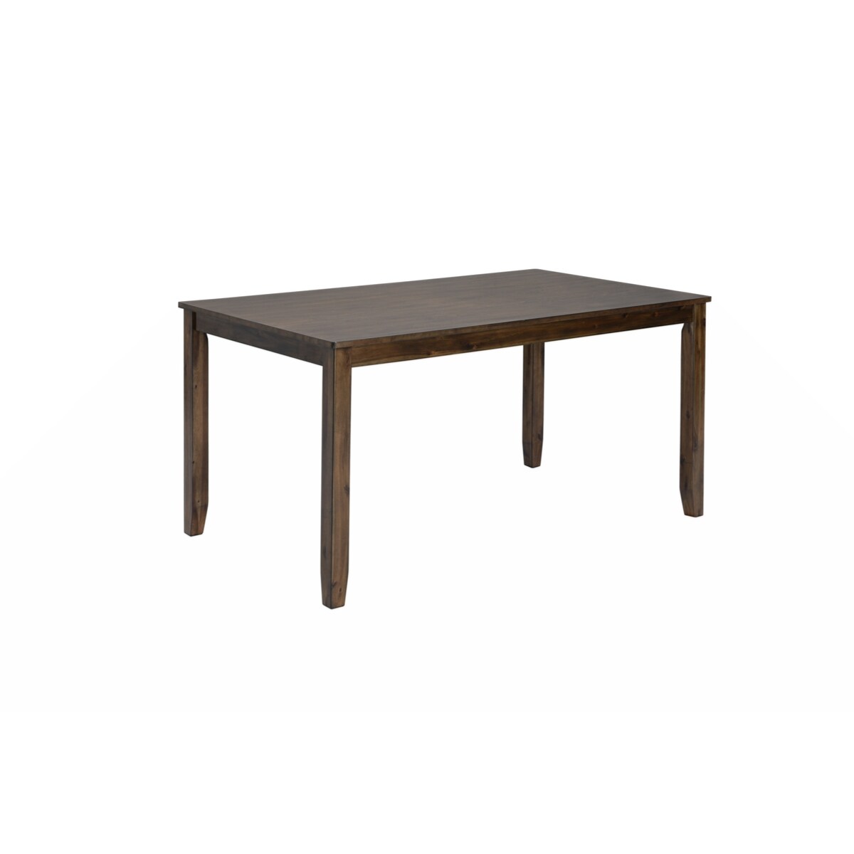 Wooden Dining Rectangular Table with Bench, Kitchen Table with Bench for Small Space,6 Person Dining Table