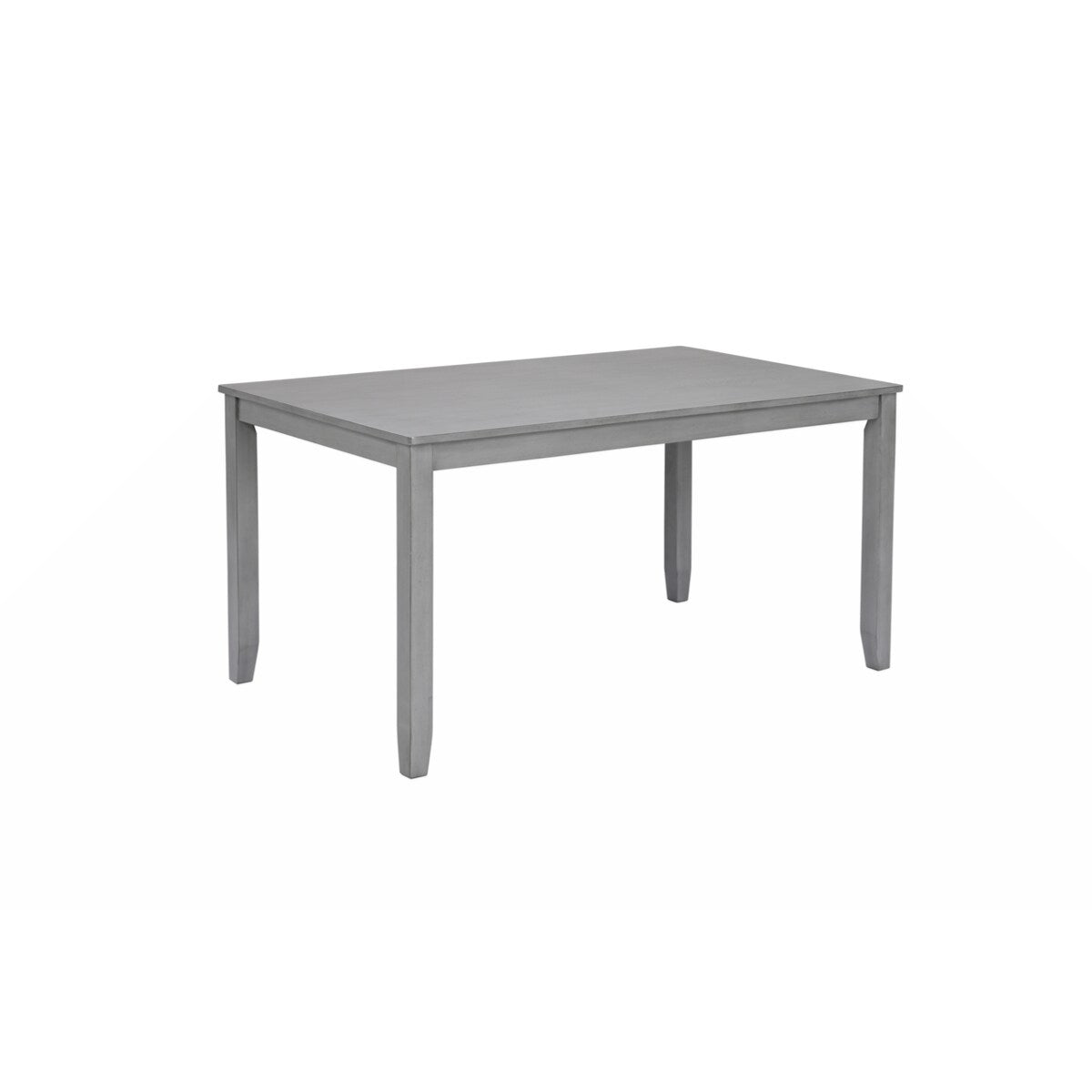Wooden Dining Rectangular Table with Bench, Kitchen Table with Bench for Small Space,6 Person Dining Table