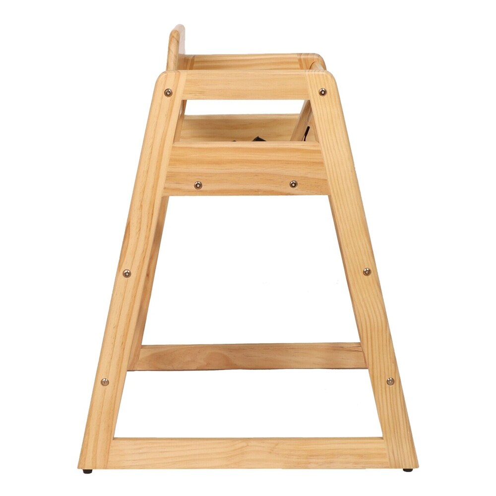 Wooden Double Solid Wood Feeding Baby Booster Chair