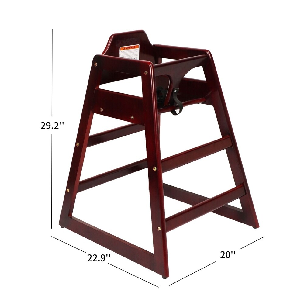 Wooden Double Solid Wood Feeding Baby Booster Chair