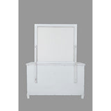 Traditional Style Wooden Dresser with Six Drawers, White