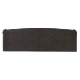 Wooden Dresser with Molded Details and Bun Feet, Gray