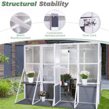 Wooden Lean to Greenhouses for Outdoors