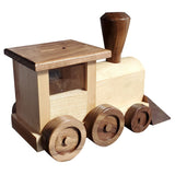 Wooden Locomotive Piggy Bank