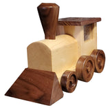 Wooden Locomotive Piggy Bank