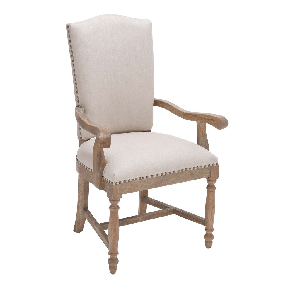 Wooden Modern 42-inch Vintage Arm Chair With Sturdy Construction